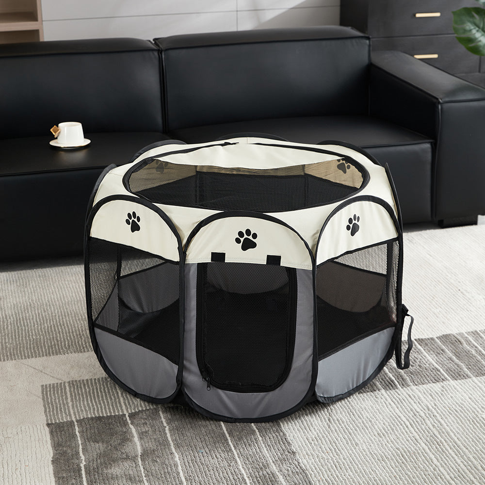 Pet Octagonal Cage Fence pliant étanche
