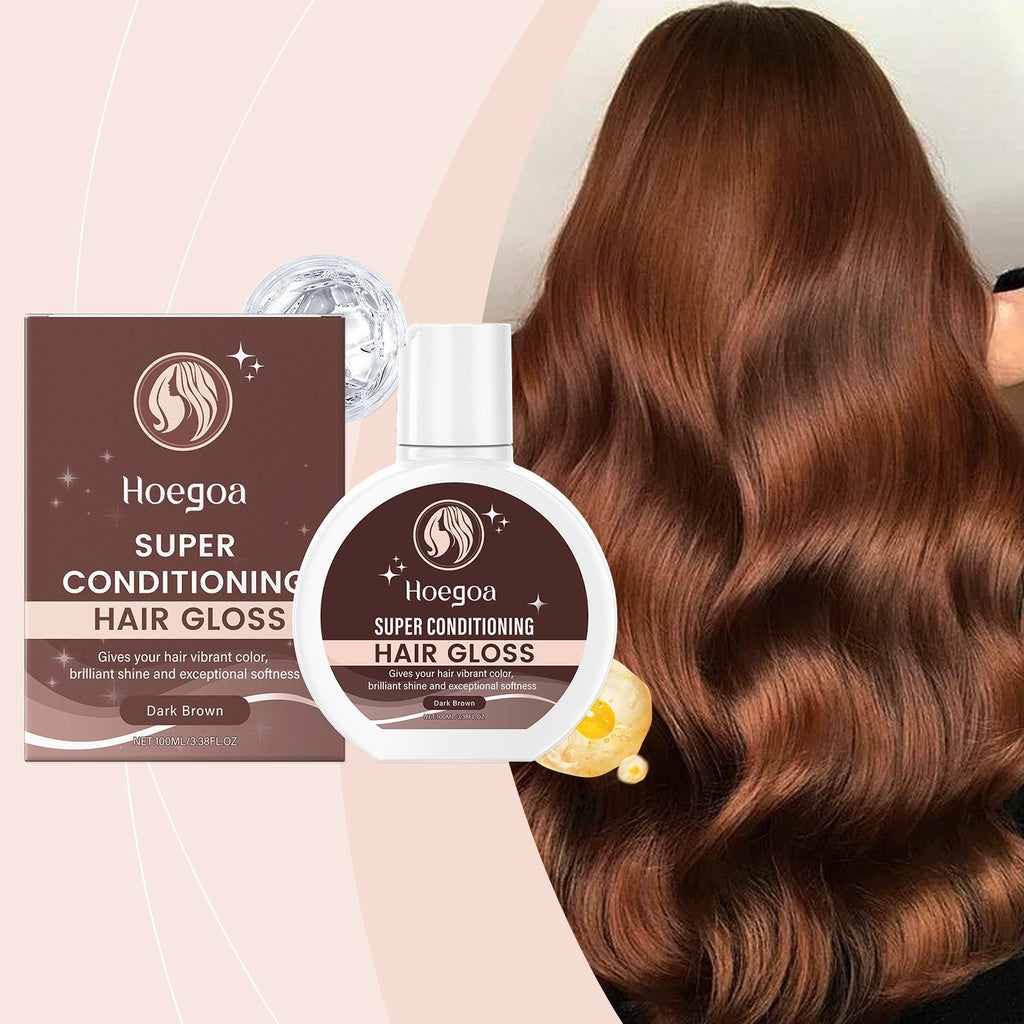 HOEGOA brun foncé conditionneur de couleur de dépôt