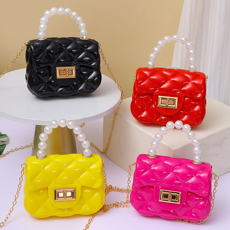 Sac candy à main Solid Color Strap à épaule unique