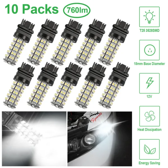 6000K Lumière de voiture blanche pure