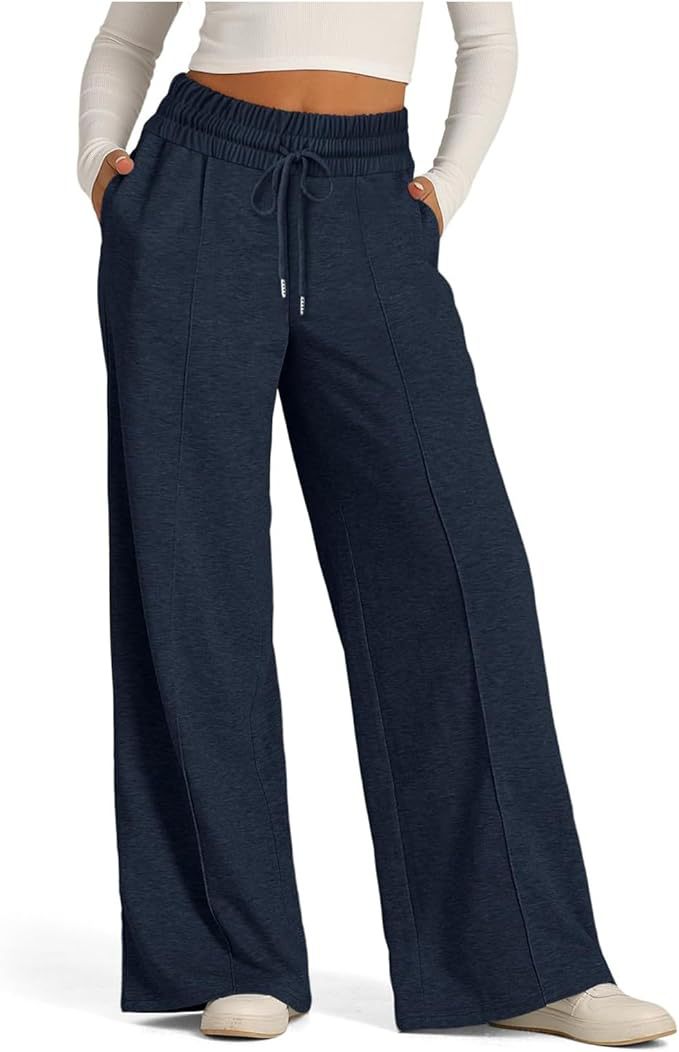 Printemps et été Style européen et américain Pure Couleur Casual Large-Leg String Elasti