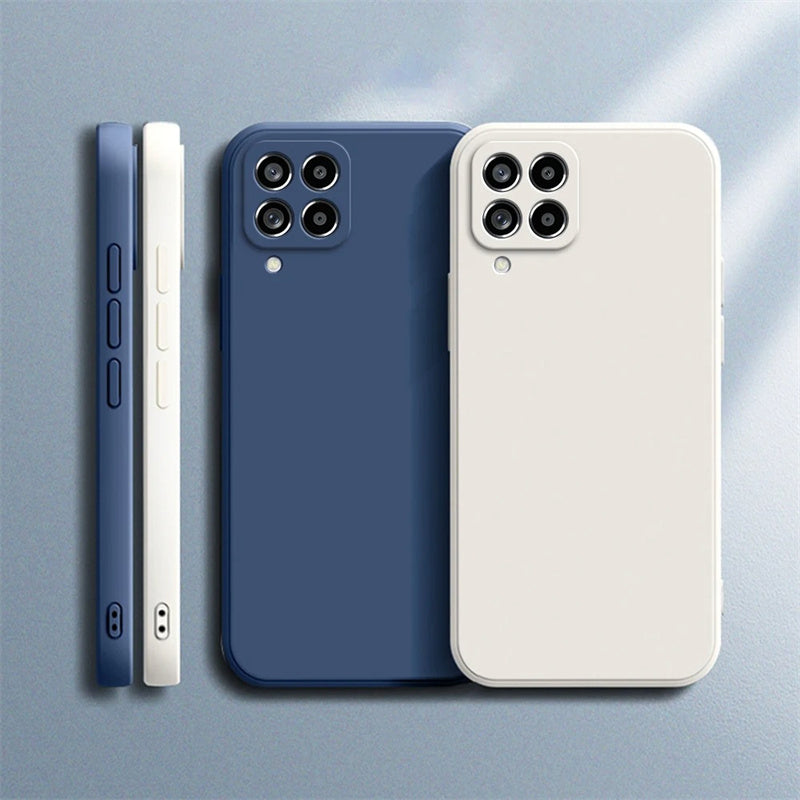 Coque de téléphone de protection arrière de couleur solide de mode simple