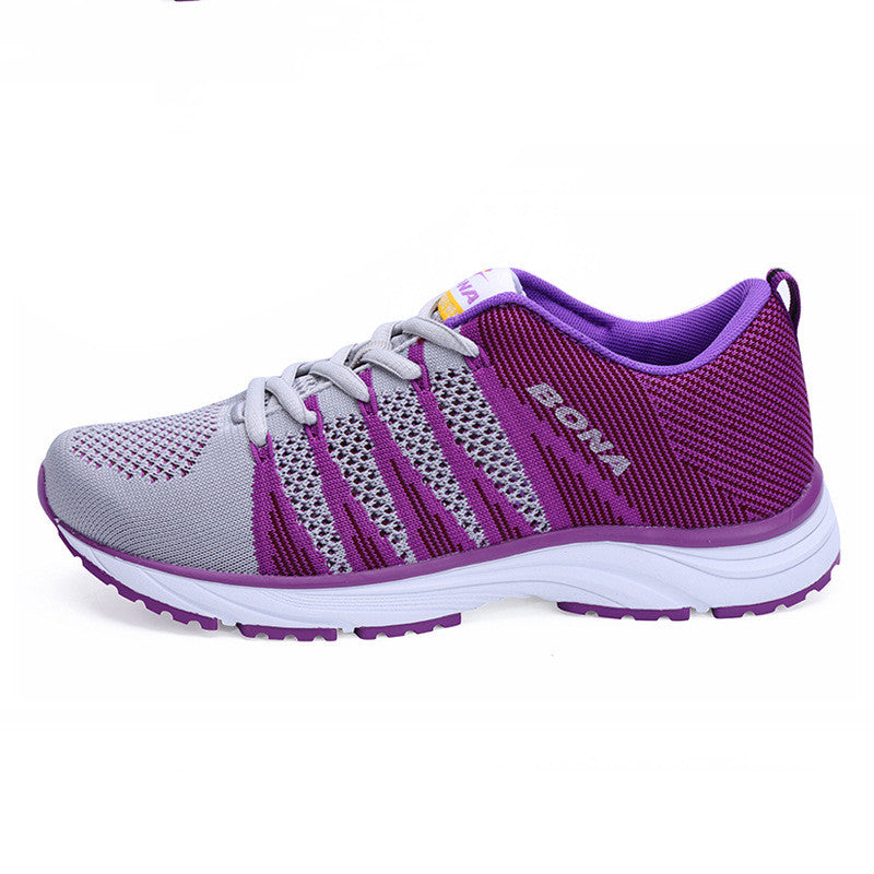 Chaussures de sport pour femmes en cuir