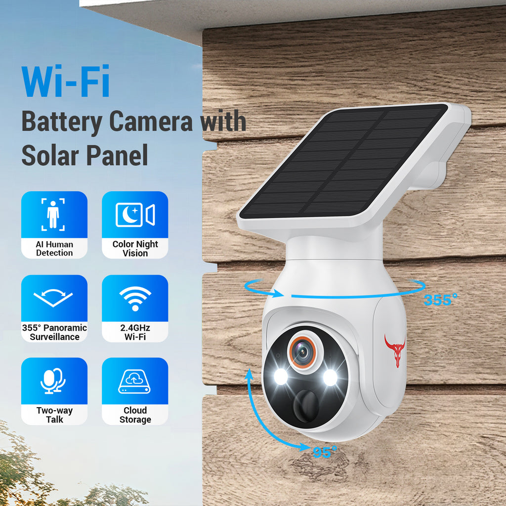 Caméra Surveillance Accueil Téléphone portable Remote 360 degrés sans angle mort