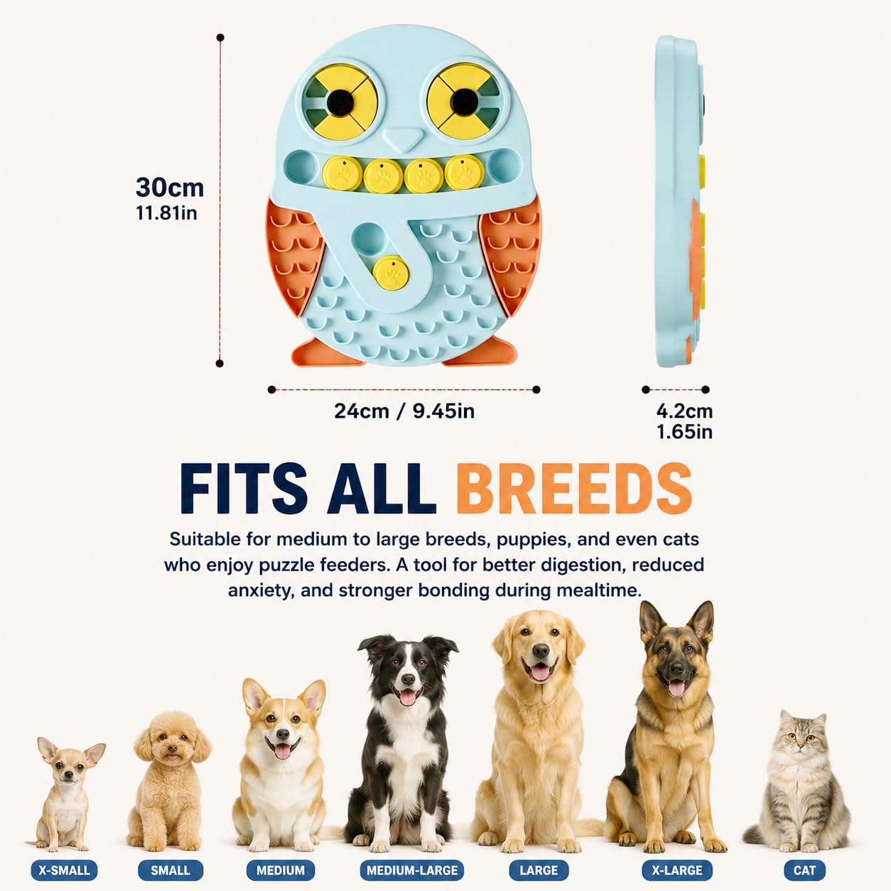Lent Feeder Dog Bowl & Lick Mat