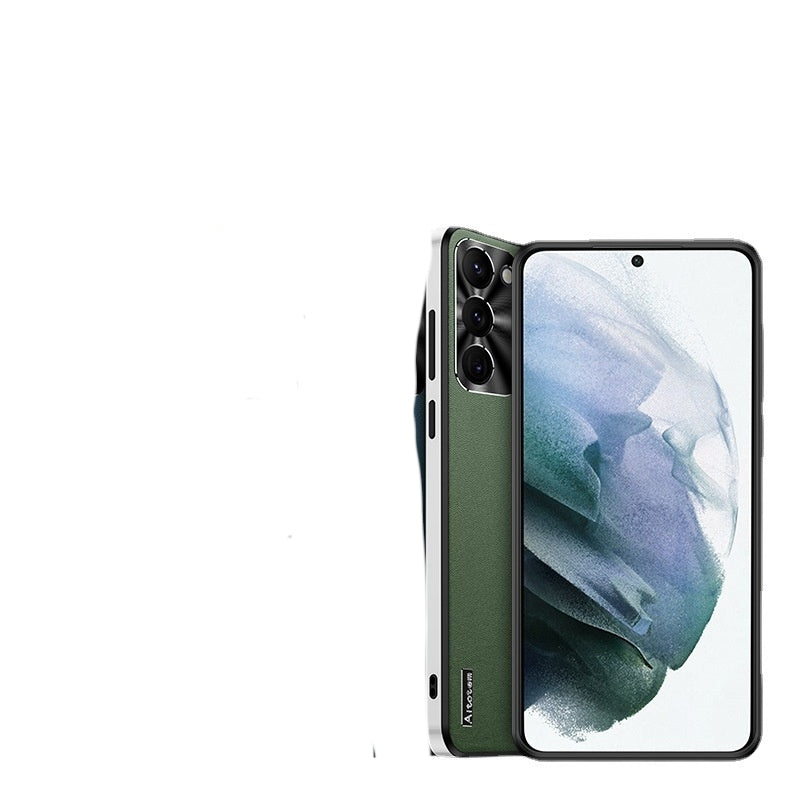 Coque téléphone S22Ultra Metal Lens S21U Frosted S21 Starlight Protective Cover