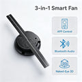 Wiilala 3D hologramme ventilateur 3D cercle App hologramme affichage publicitaire 224 lumières 11.81WiFi Ho