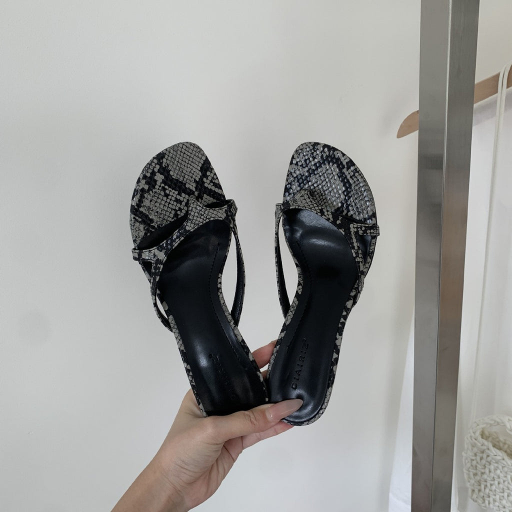 Toe Clip style français Élégantes Sandales à talons hauts