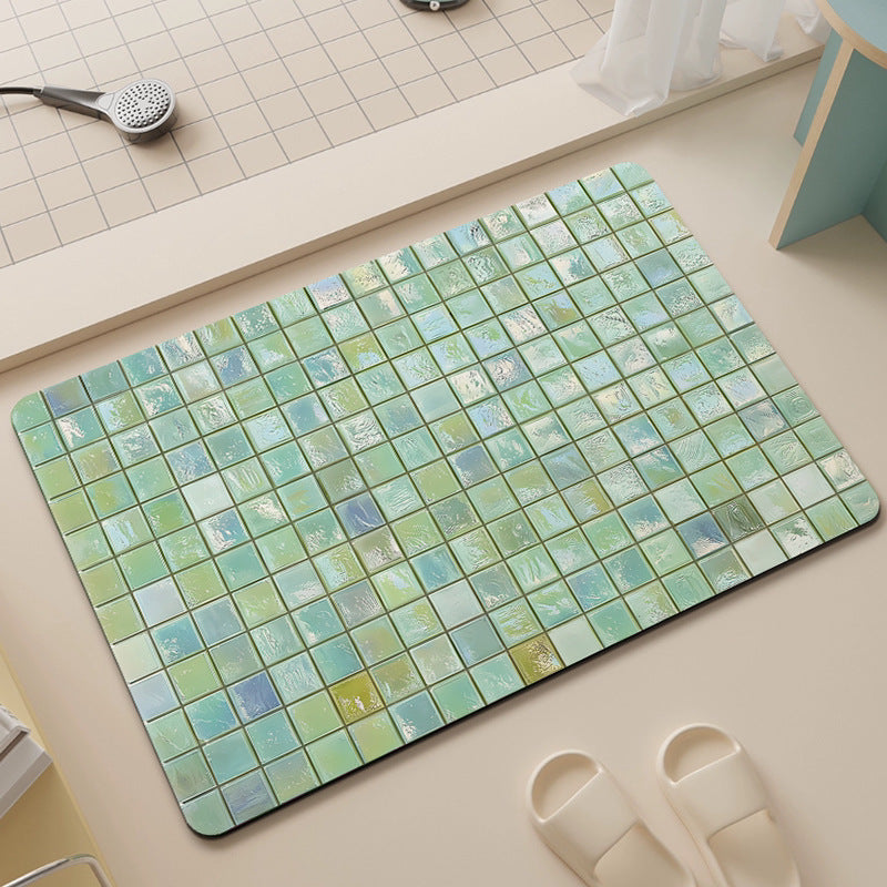 Tapis de porte à séchage rapide Dirt- et résistant aux rayures Tapis de pied Diatomées Terre tapis