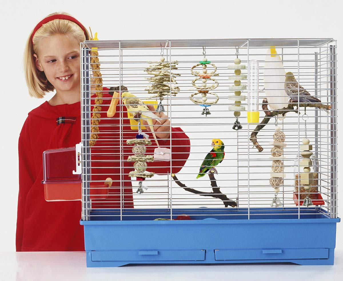 7 Pack de jouets pour oiseaux et perroquets