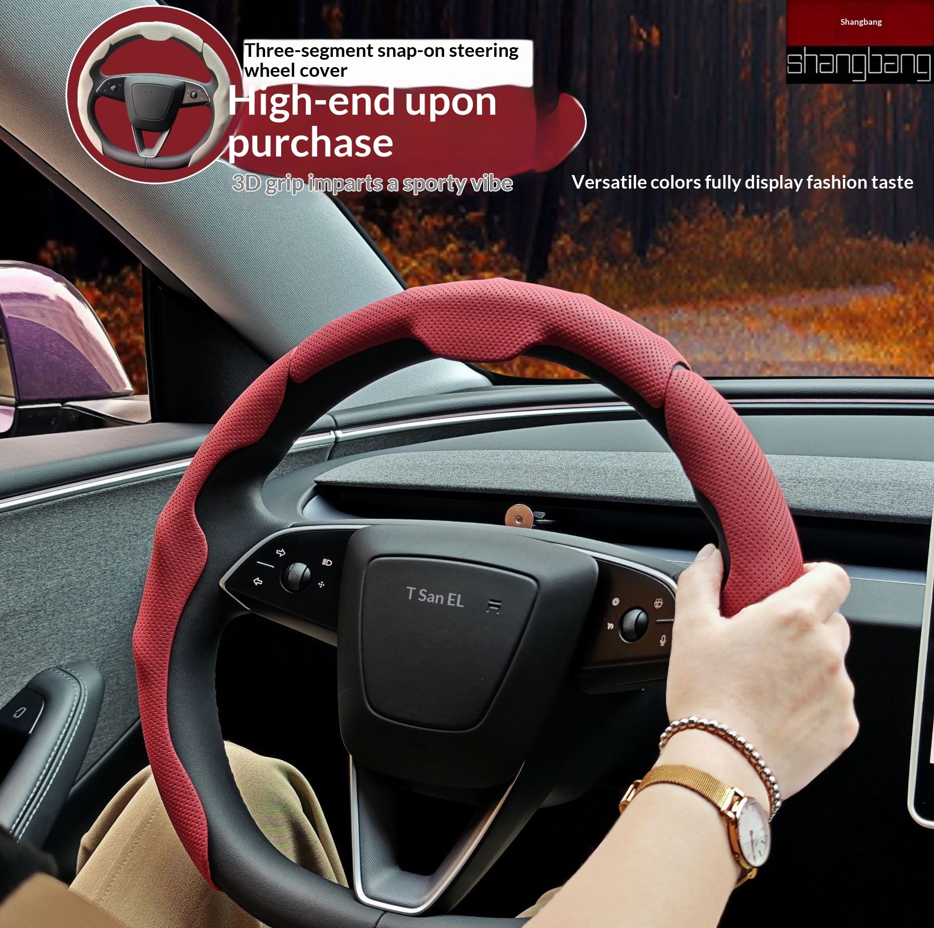 Porte-cartes en cuir auto antidérapante antidérapante