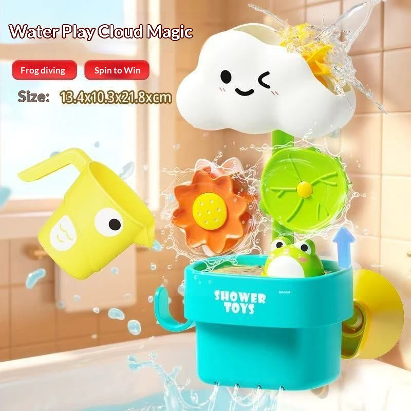 Jouet de douche de bain de bébé Sprinkler d'eau sûre pour les enfants Baignoire Playtime