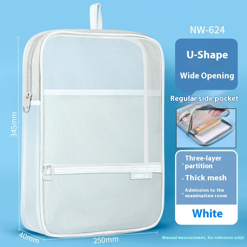 Type L Sujet Sujet Classification Dossier Sac d'entreposage transparent en papier d'essai