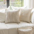 Couverture d'oreiller à la crème Sofa Backset