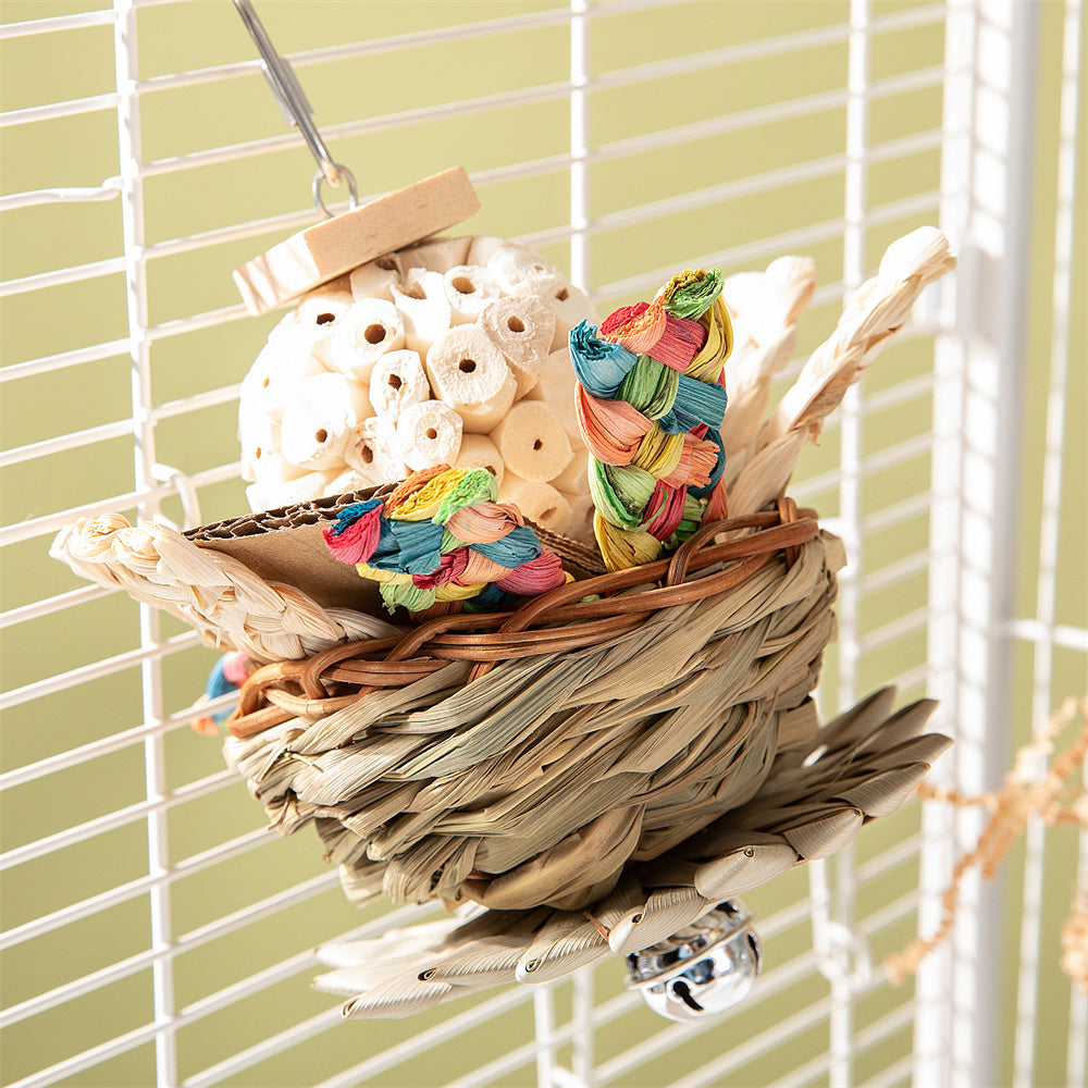 Accessoires de jouets pour oiseaux de perroquet