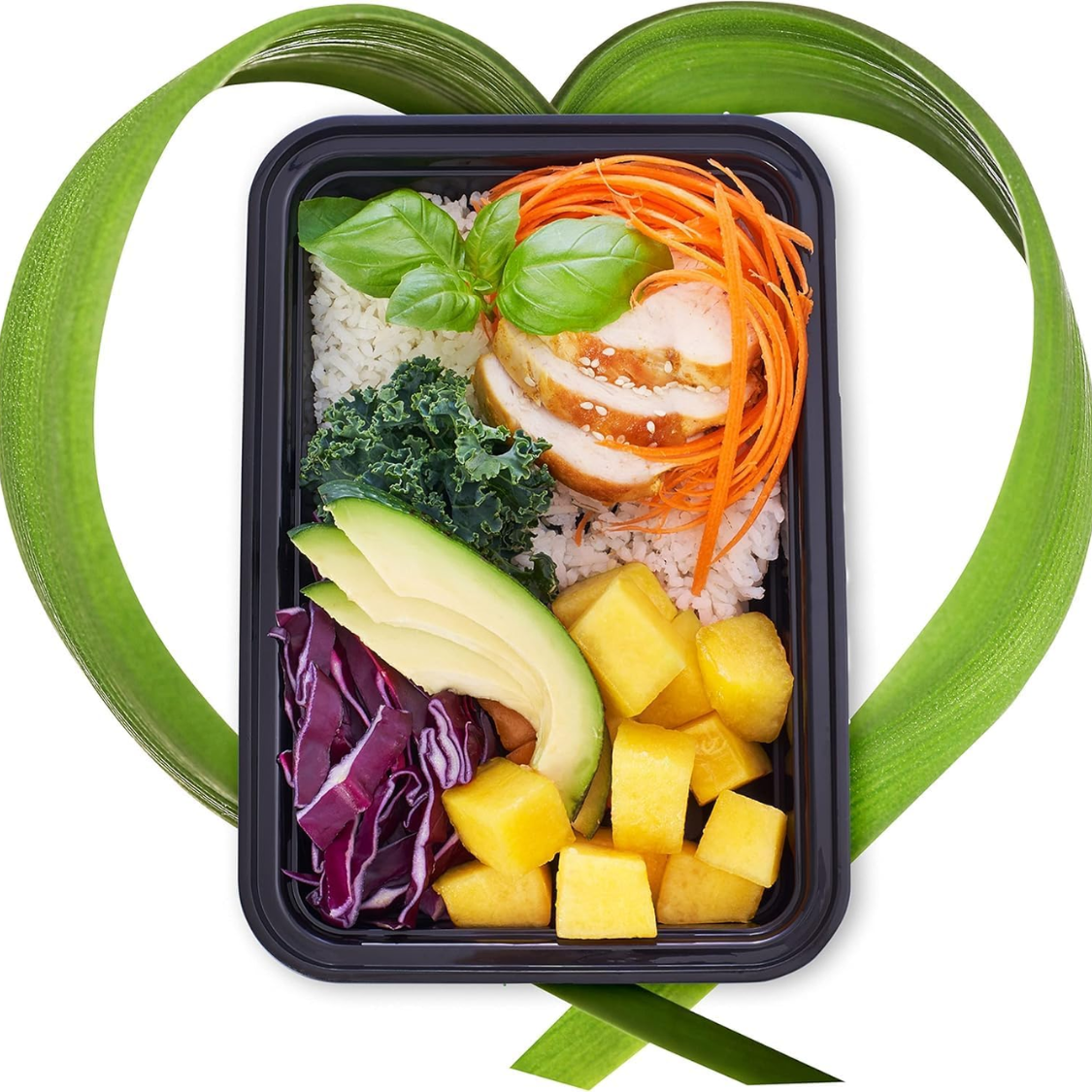 Contenants d'entreposage réutilisables pour aliments 1 Compartiment 28 Oz Contenants de préparation de repas