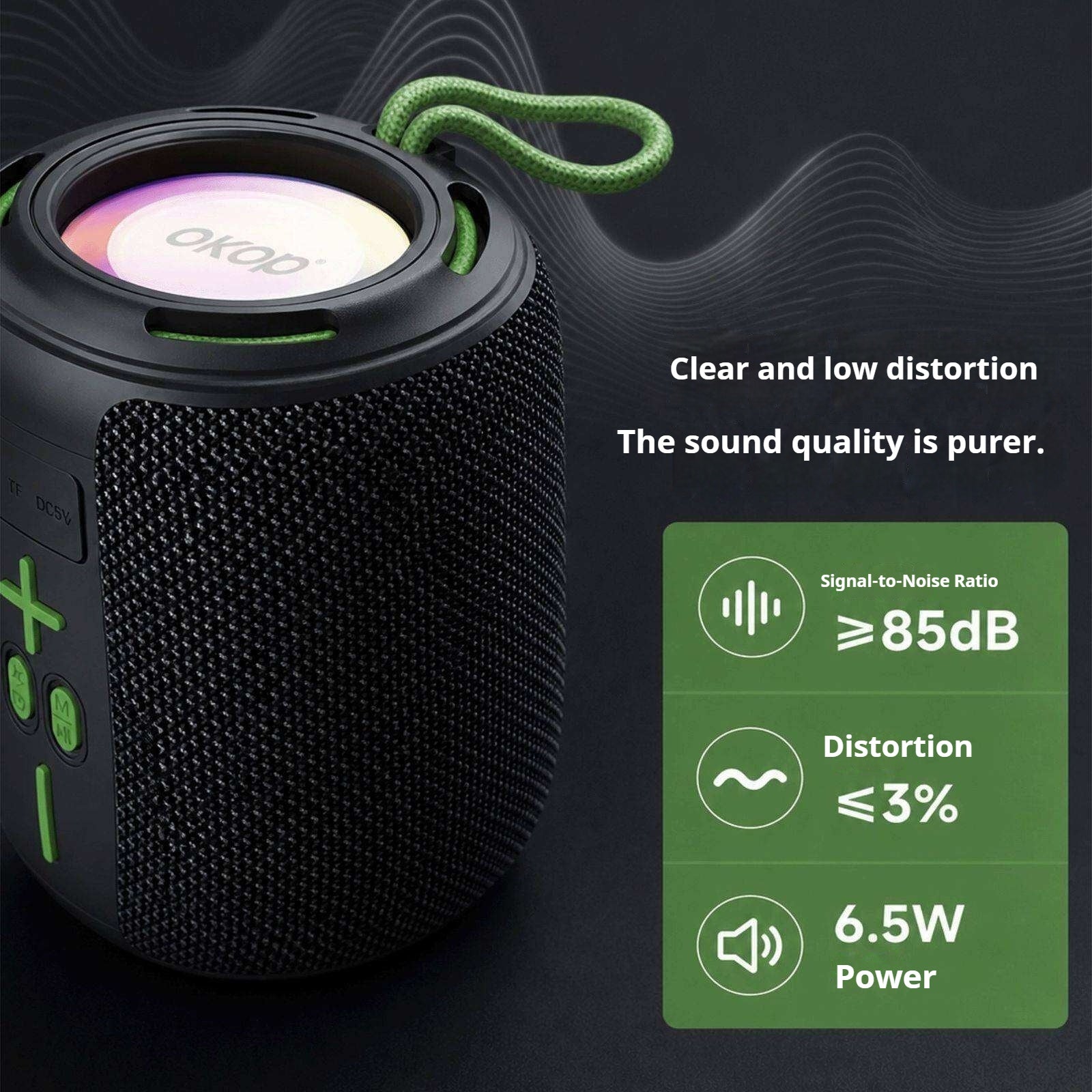 KP-859 Bluetooth haut-parleur usine Direct Best-Seller Basse lourde Mini bureau voiture extérieur Po