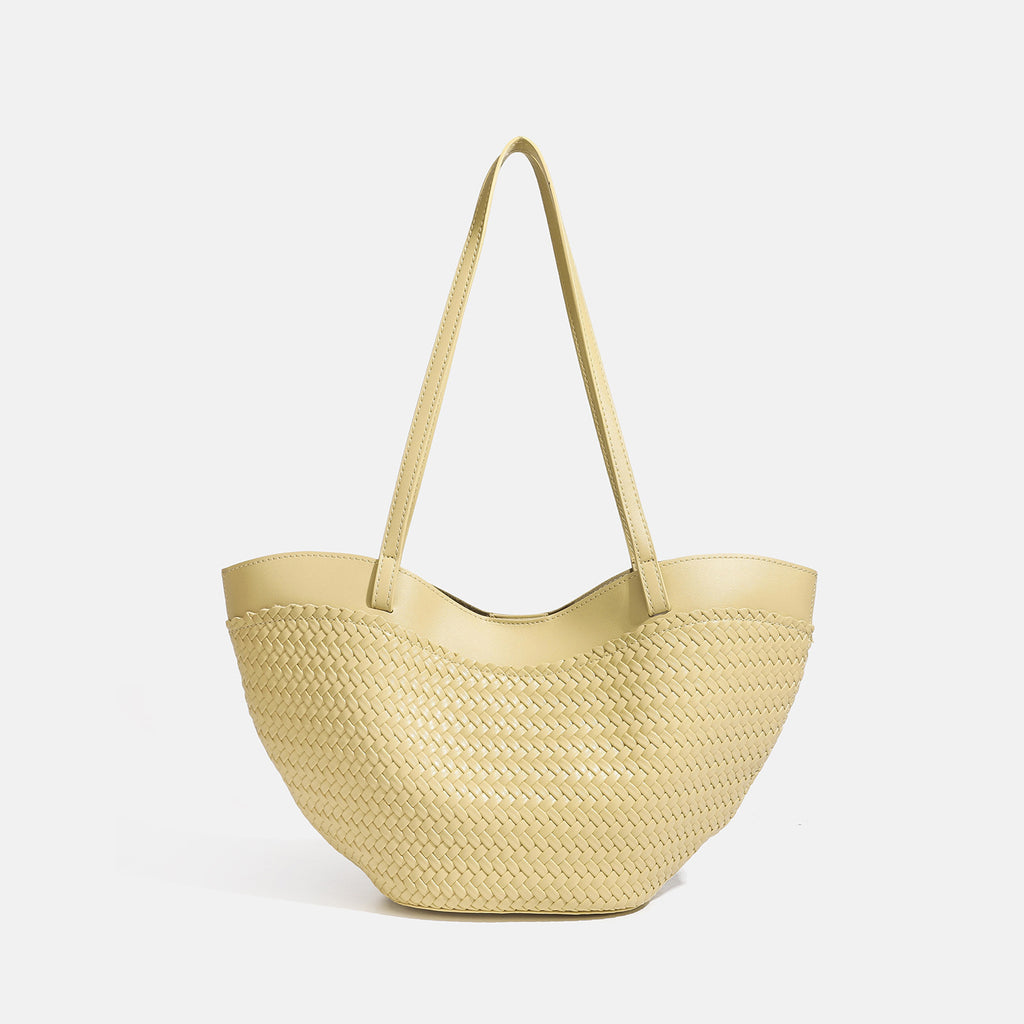 Sac de panier tissé occasionnel