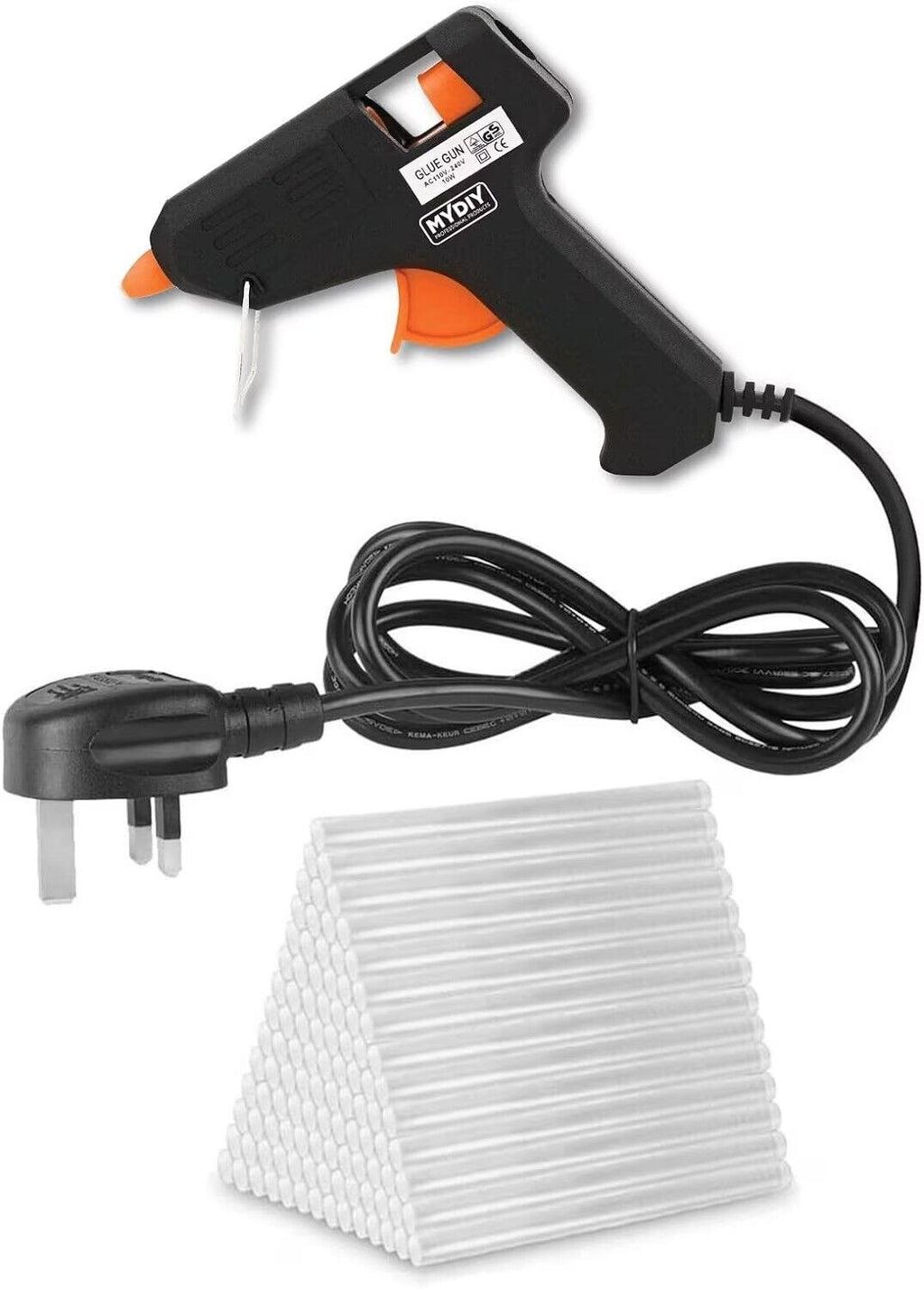 Melt Gun de colle électrique Trigger adhésif Hobby Craft bricolage bâtons de colle gratuit