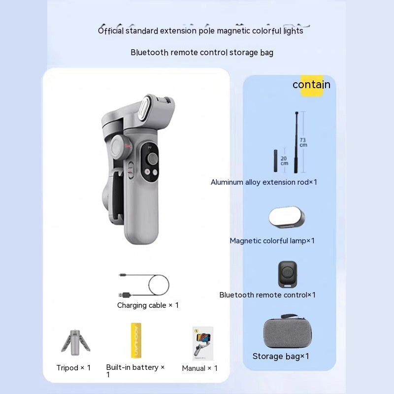 Stabilisateur PTZ mobile Pro Intelligent Trois axes Anti-shake