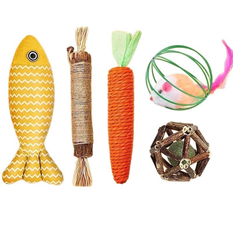 Pet Accessories Cat Toy Gift Set
