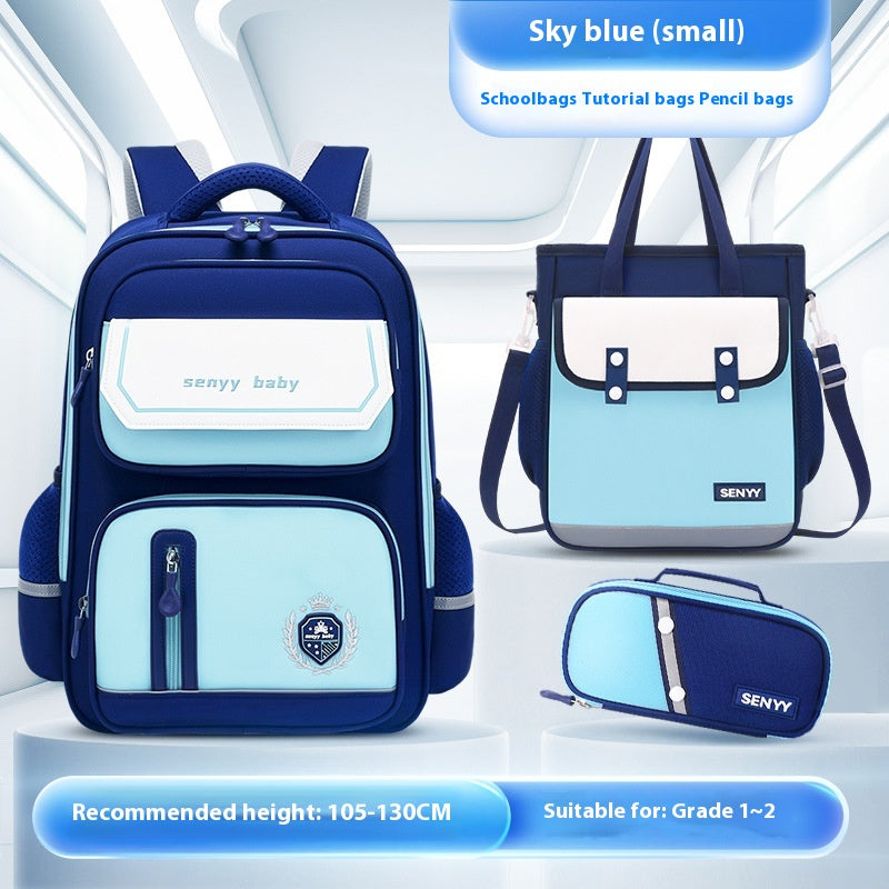 Sac à dos protecteur de la tige pour enfants avec hydrofuge Grande capacité Oxford Cloth Schoo
