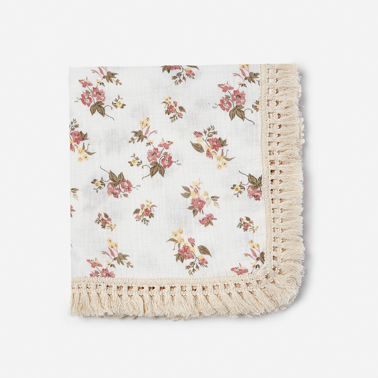 Crêpe de coton imprimé Couverture en tassel