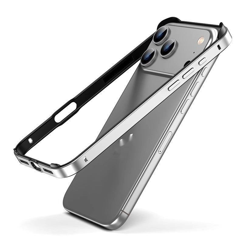 Boîtier de téléphone en aluminium métal alliage Silicone résistant à la chute