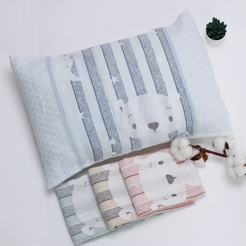 Cotton Four-Layer Gauze Pillows