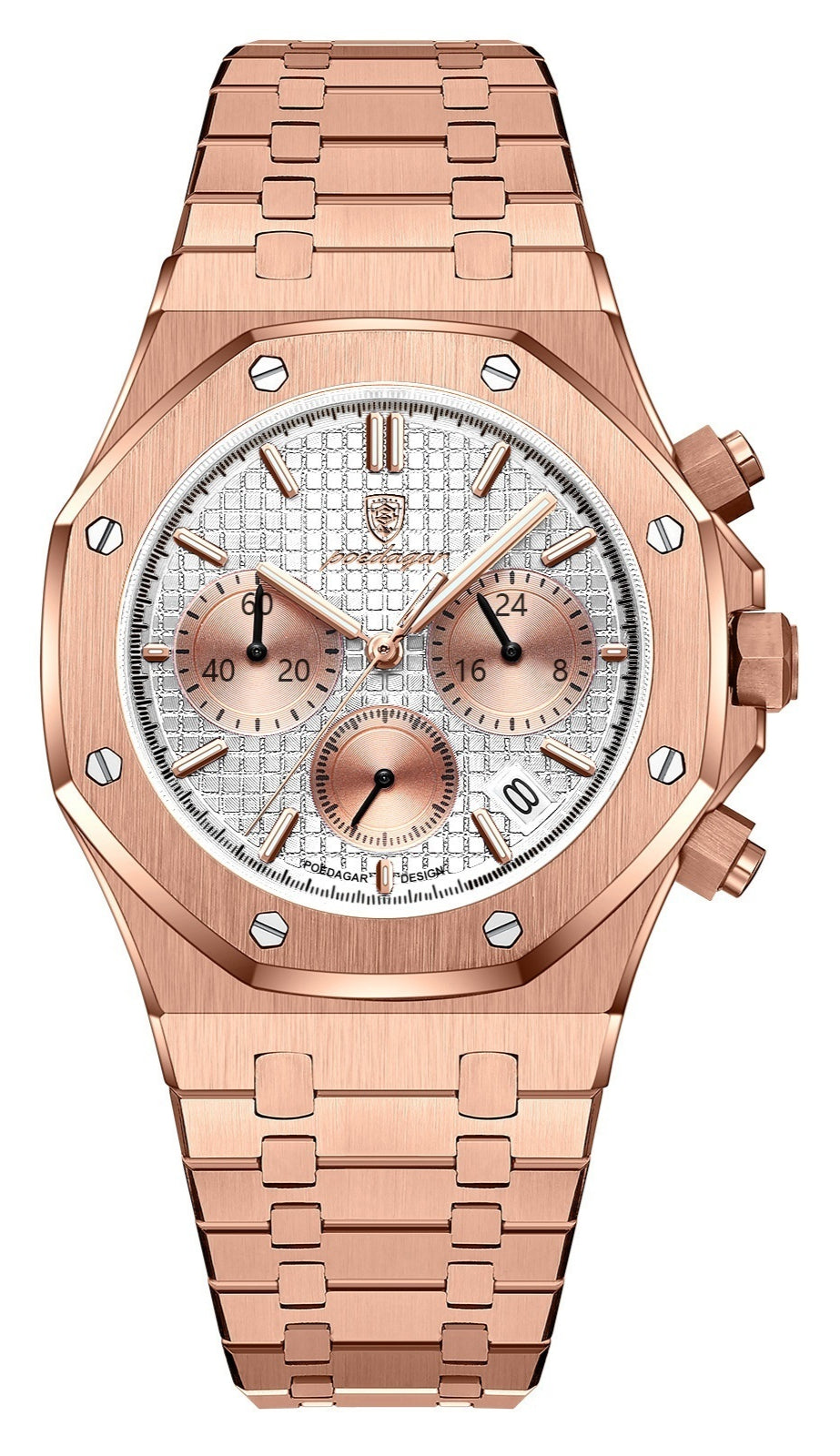 Montre Quartz homme multifonctionnelle Trendy Watch