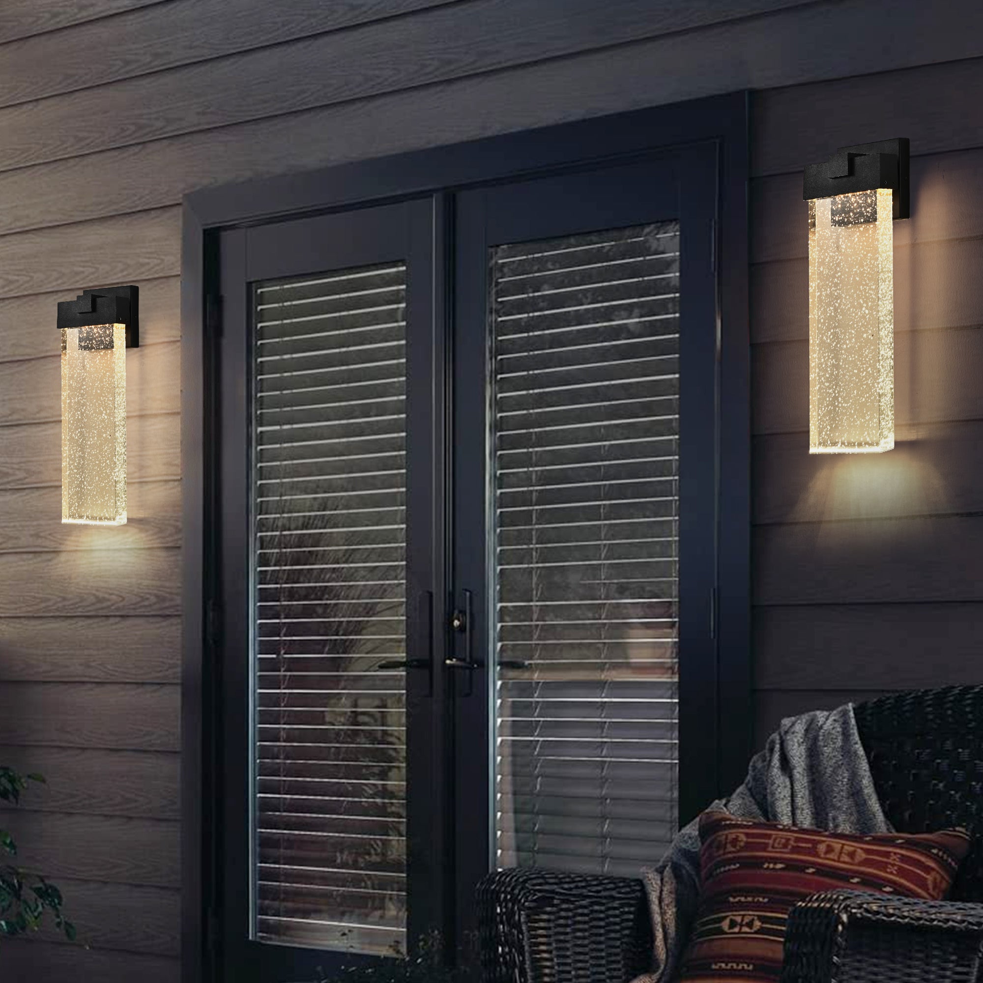 18"(H) 1-pack 12W Modern Outdoor Wall Light luminaire
