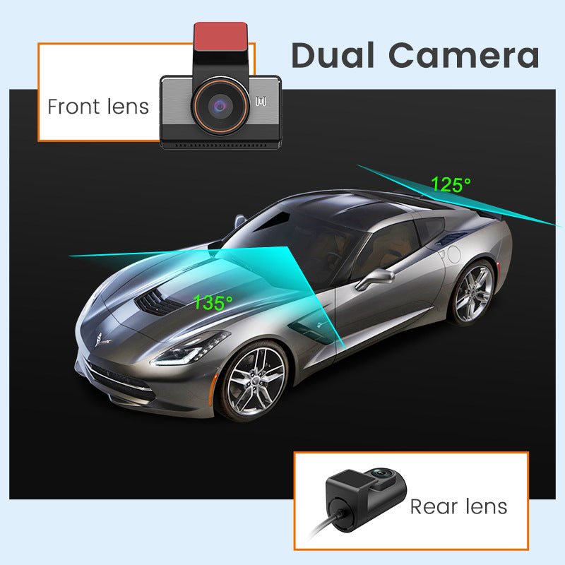 2K HD Wi-Fi Rear View Camera HD Dash Cam