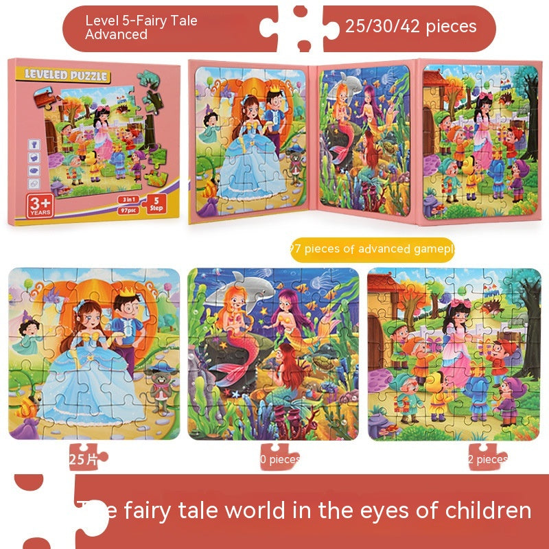 Book Advanced Magnetic Folding Puzzle Educational Toys