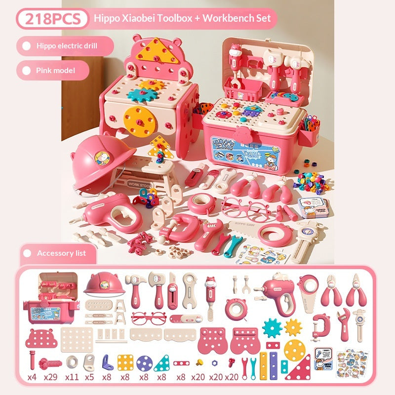 Jeu de jouets Hippopotamus Baby Toolbox