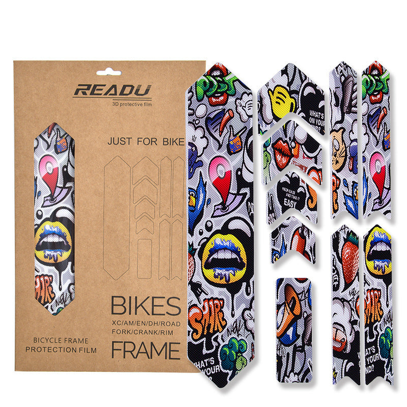 Film de protection pour cadre de vélo de montagne