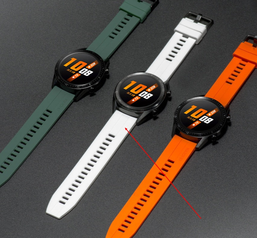 Convient aux bracelets de montres en silicone