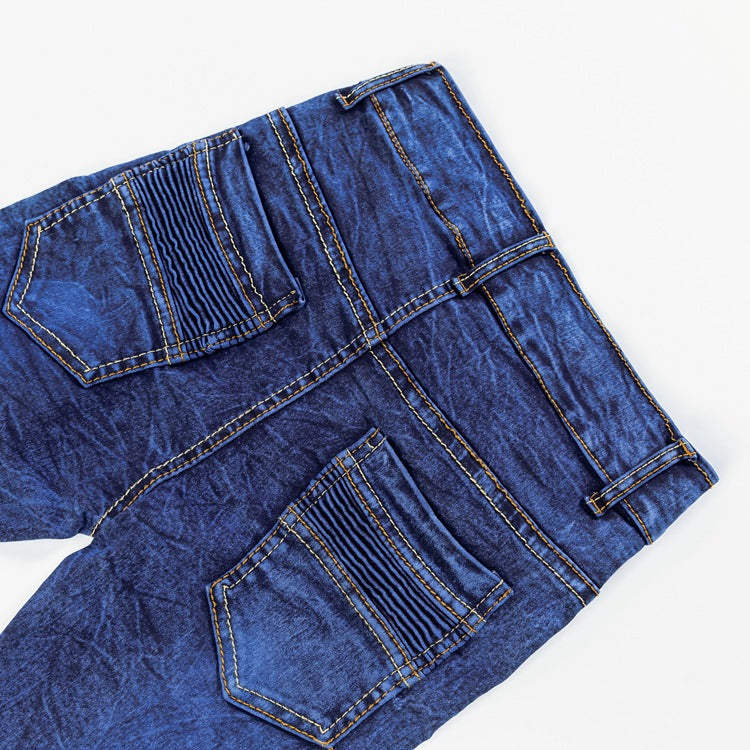 Jeans longs et stretch plats pour garçons