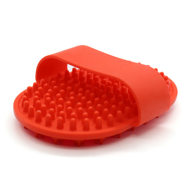Pet Silicone brosse de bain outil de nettoyage spécialisé pour les chats et les chiens