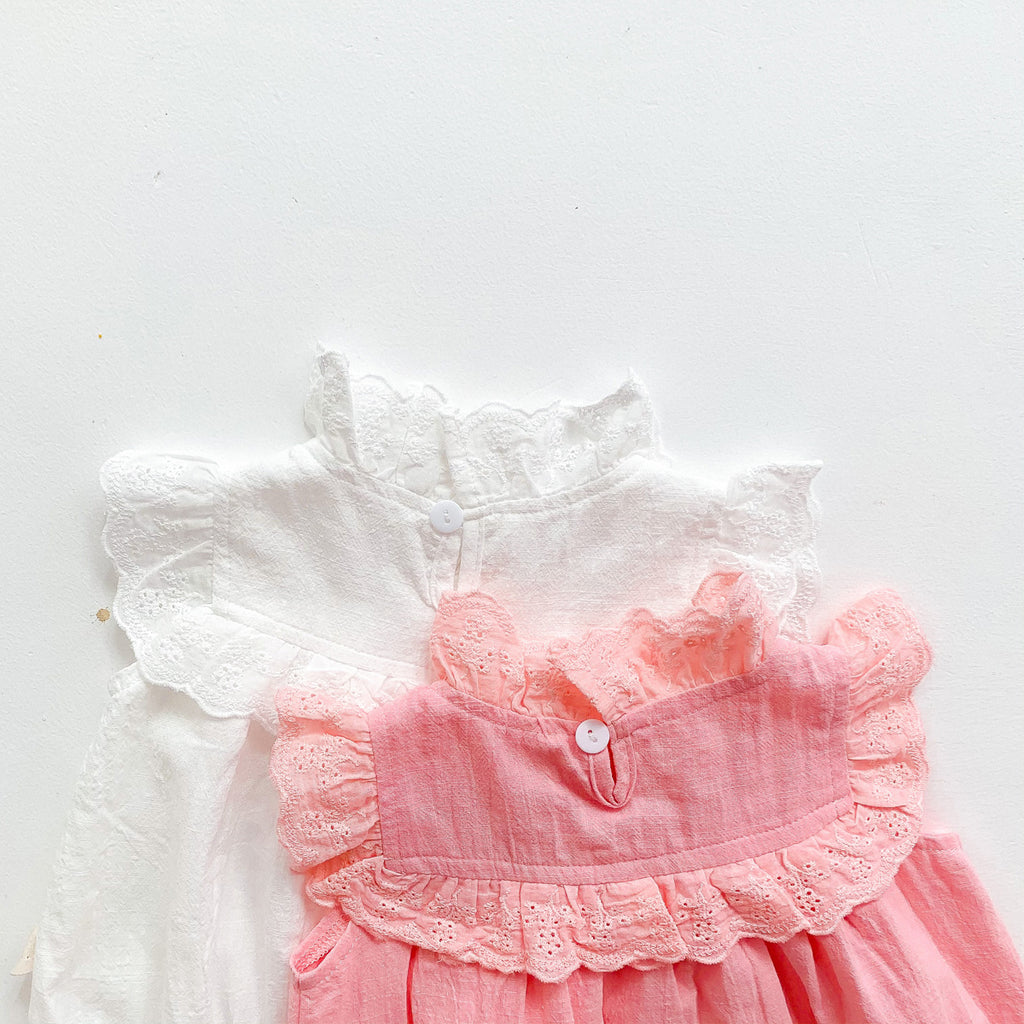 Dentelle coréenne onésie combinaison bébé Romper
