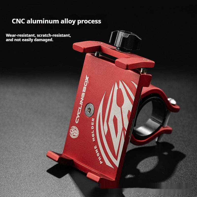 Portable four-claw bike phone holder