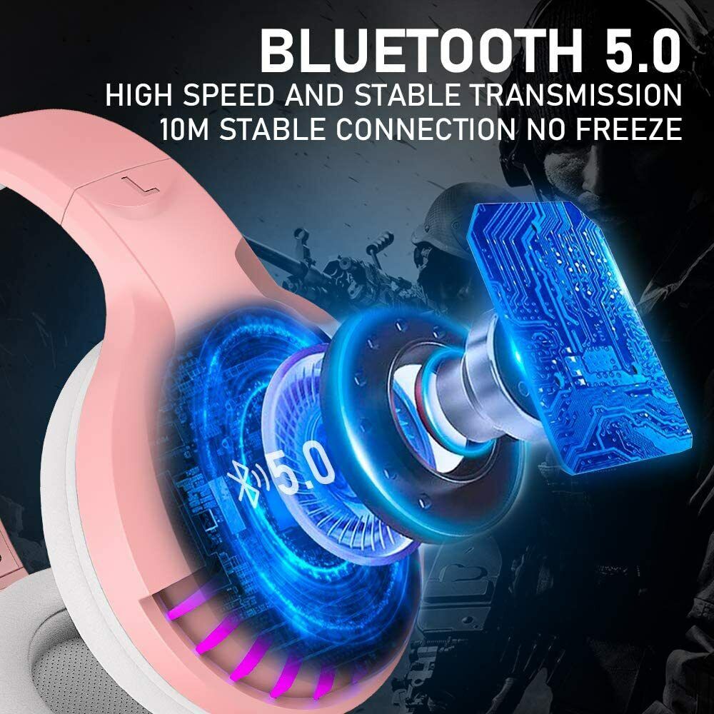 Casque de jeu Bluetooth sans fil AU Casque stéréo pour téléphones portables Ipad