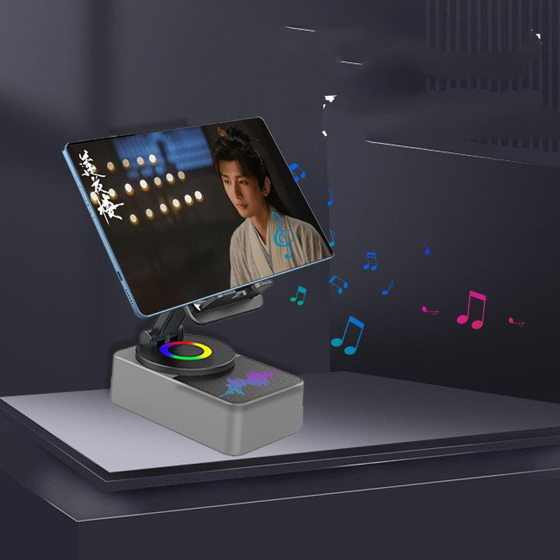 Tablette de bureau Live Stream Stand Petit haut-parleur