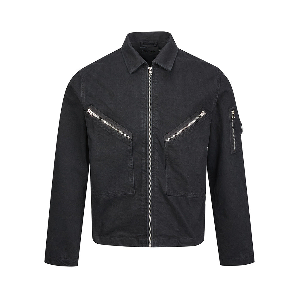 Veste à épaule droite décontractée