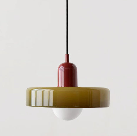 Simple Chandelier Creative Cream Style salon lampe en verre moderne