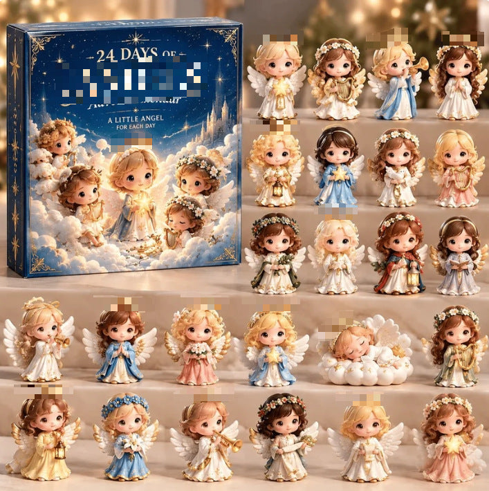 Série de caractères Calendrier de l'avent Boîte aveugle