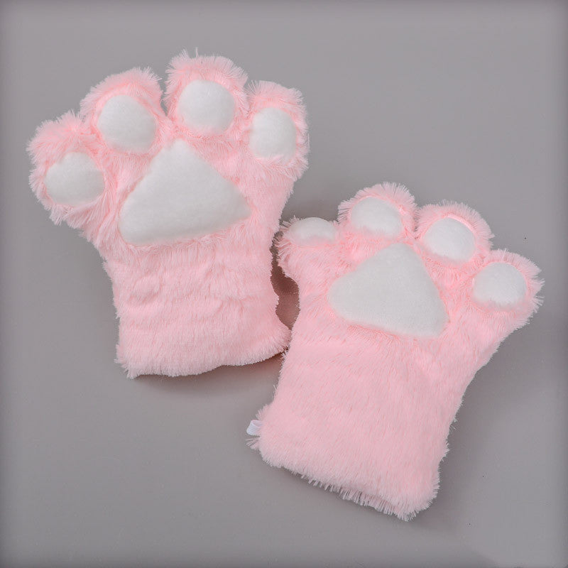 Japanese Cute Adorable Cosplay Performance Props Net Red Cat Paw Gants