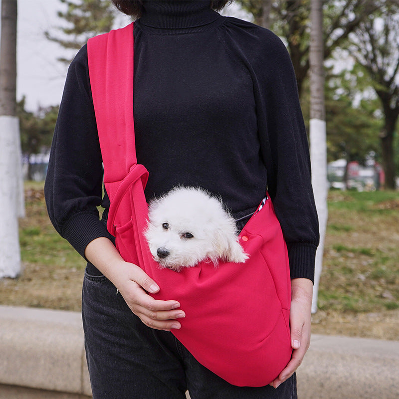 Polyester Pet Crossbody Sac avec poches