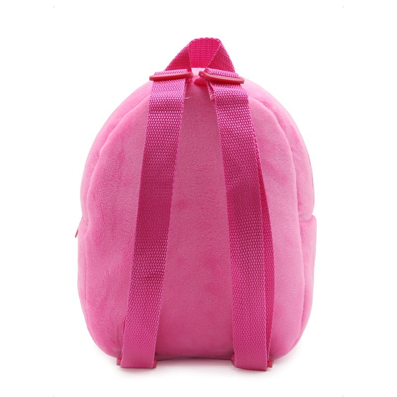 Cute Cartoon Animal Radish Rabbit Plush Sac à dos