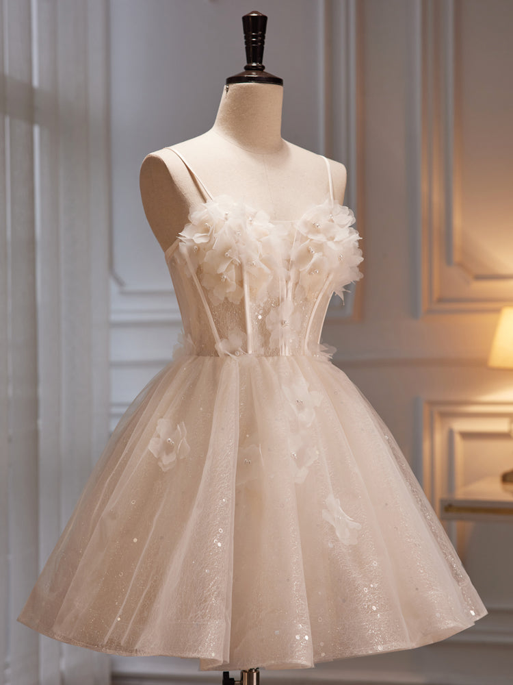 Robe d'anniversaire avec Suspender Puffy Jupe