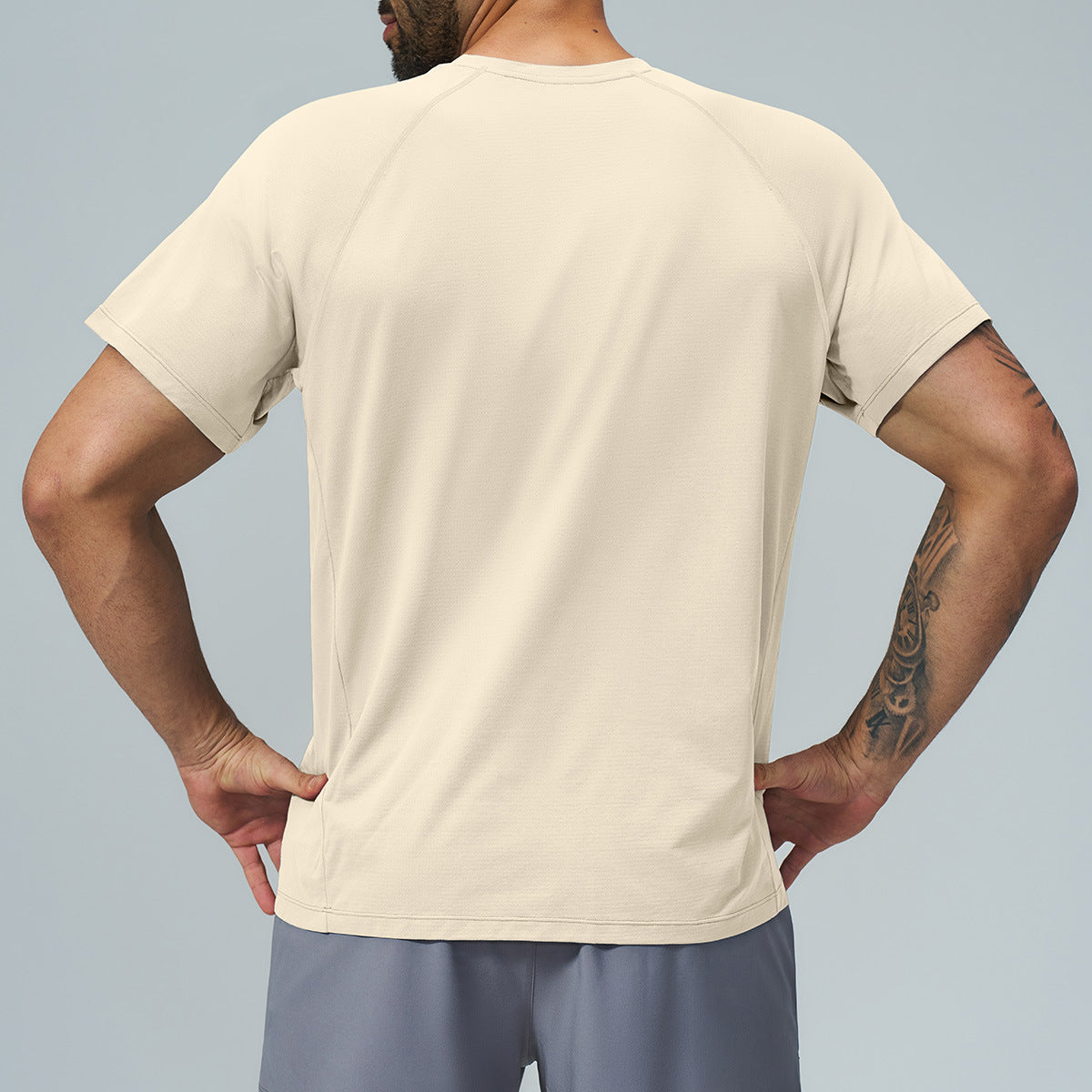 Chemise à manches courtes à séchage rapide pour hommes